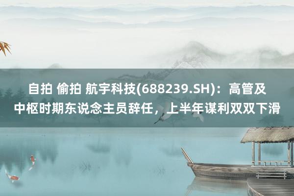 自拍 偷拍 航宇科技(688239.SH)：高管及中枢时期东说念主员辞任，上半年谋利双双下滑