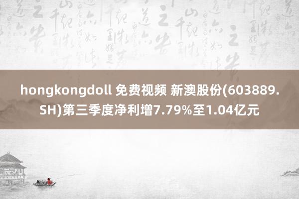 hongkongdoll 免费视频 新澳股份(603889.SH)第三季度净利增7.79%至1.04亿元