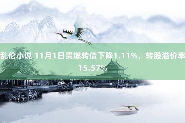 乱伦小说 11月1日贵燃转债下降1.11%，转股溢价率15.57%