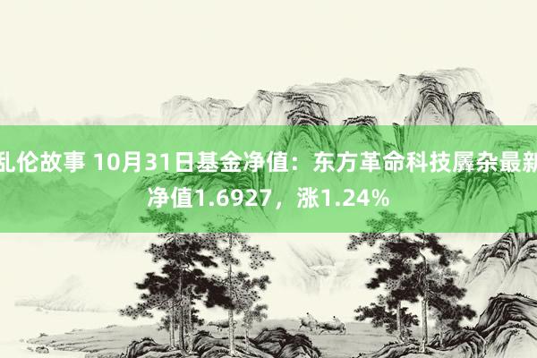 乱伦故事 10月31日基金净值：东方革命科技羼杂最新净值1.6927，涨1.24%