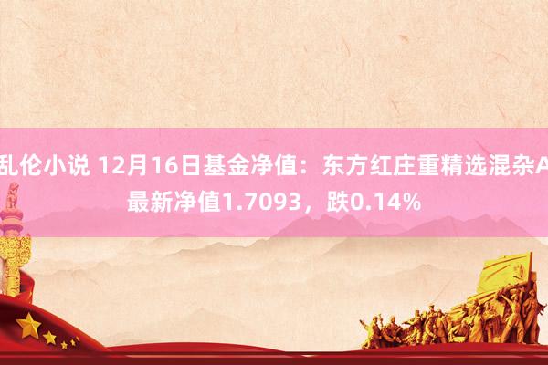 乱伦小说 12月16日基金净值：东方红庄重精选混杂A最新净值1.7093，跌0.14%