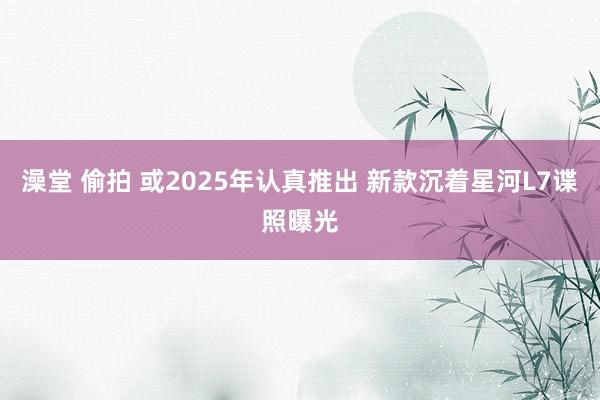 澡堂 偷拍 或2025年认真推出 新款沉着星河L7谍照曝光