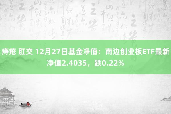 痔疮 肛交 12月27日基金净值：南边创业板ETF最新净值2.4035，跌0.22%